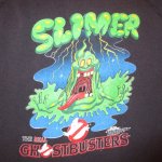 画像3: 古着 80's GHOSTBUSTERS ゴーストバスターズ SLIMER スライマー クルースウェット BLK /180903 (3)