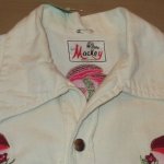 画像4: 古着 70's Mackey メキシコ製 キノコ刺繍 ヒッピー 長袖シャツ WHT /180908 (4)