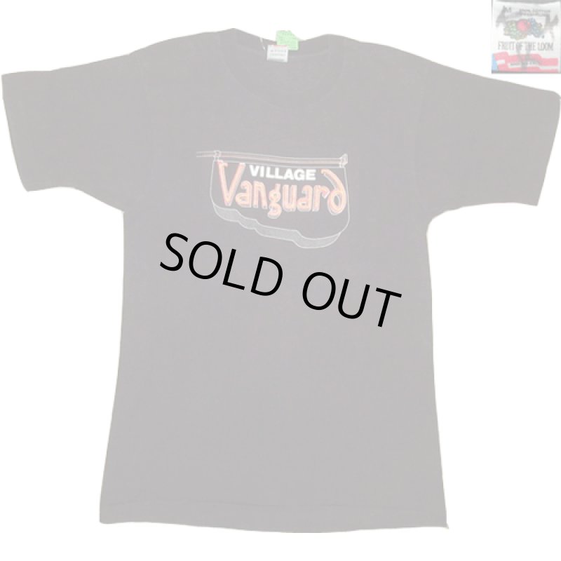 画像1: 古着 90's VILLAGE Vangurd ヴィレッジバンガード ジャズクラブ Tシャツ BLK / 180911 (1)