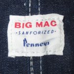 画像5: 美品 古着 60's Penney's ペニーズ BIG MAC ビッグマック ストアブランド デニム カバーオール ジャケット IND / 181013 (5)