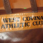 画像3: 古着 70's WEST COVINA ATHLETIC CLUB スポーツバッグ BRW /181108 (3)