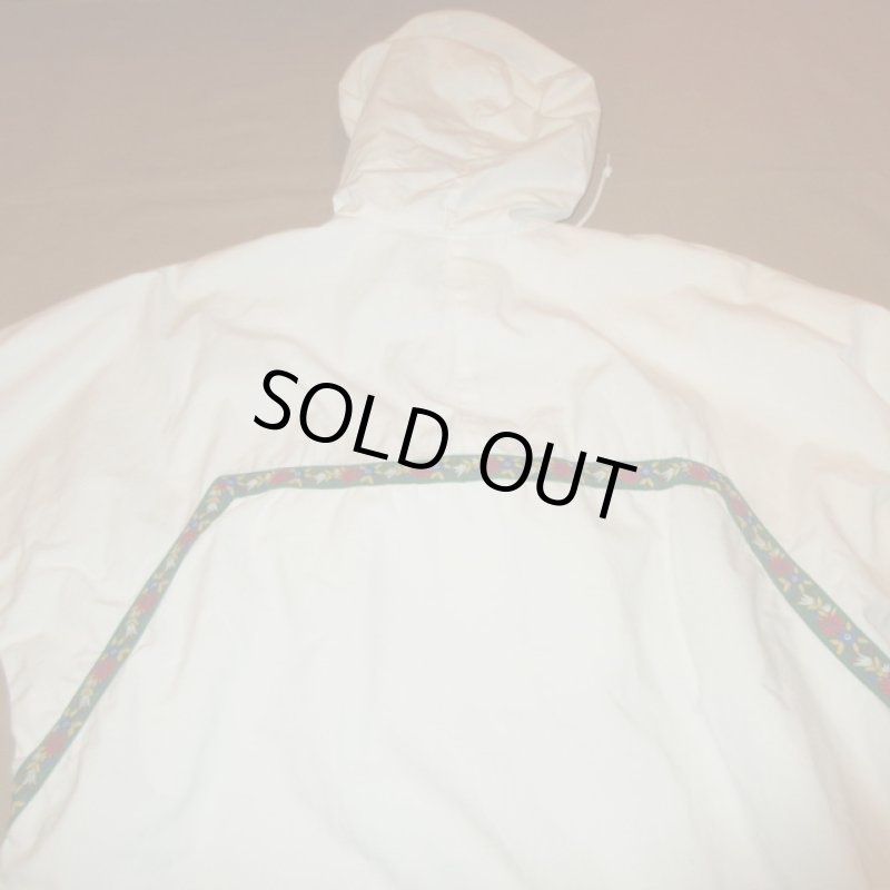 画像11: 古着 60's WHITE STAG ホワイトスタッグ チロリアンテープ ヒッピー コットン アノラック WHT / 181113 (11)