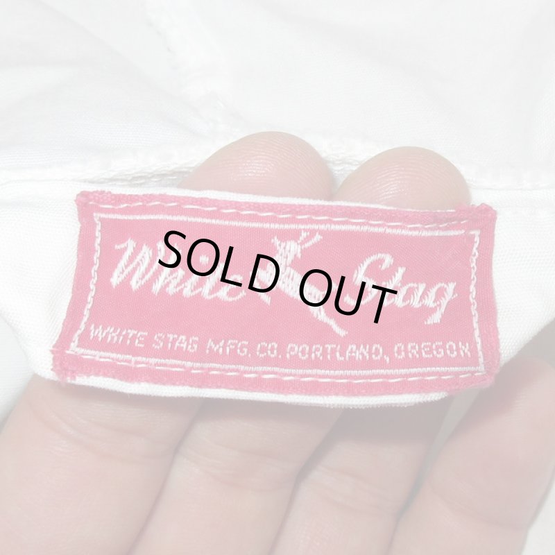 画像6: 古着 60's WHITE STAG ホワイトスタッグ チロリアンテープ ヒッピー コットン アノラック WHT / 181113 (6)