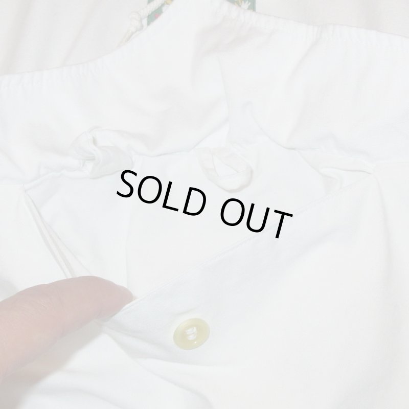 画像10: 古着 60's WHITE STAG ホワイトスタッグ チロリアンテープ ヒッピー コットン アノラック WHT / 181113 (10)