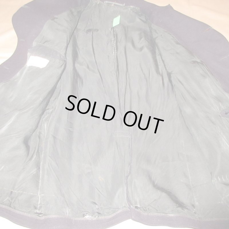 画像8: 古着 40's USN US NAVY アメリカ海軍 10ボタン チンスト付き ミリタリー Pコート NVY /181127 (8)