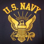 画像3: 古着 80's US NAVY アメリカ海軍 ミリタリー スウェット NVY /181204 (3)