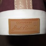 画像7: 新品 00's CONVESE コンバース JACK PURCELL レザー スニーカー コルクインソール WINE / 181213 (7)