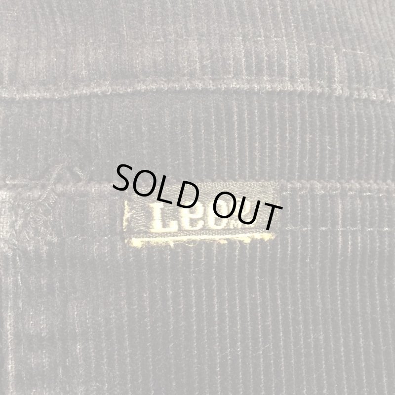 画像4: 古着 80's Lee RIDERS リー MR表記 ライダース 200-2801 コーデュロイパンツ BLK /191016 (4)