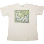 画像2: USED 80's BANANA REPUBLIC バナナリパブリック 地図 Tシャツ WHT / 210506 (2)