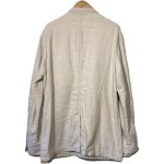 画像2: USED 00's ANGELO LITRICO アンジェロリトリコ ミリタリーサンプリング リネンジャケット NAT / 250924 (2)