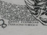 画像5: FISHBONE フィッシュボーン PUSHEAD 総柄 1991年 Tシャツ (5)