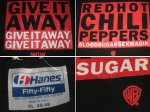 画像3: 【SOLD OUT】デッドストック RED HOT CHILI PEPPERS レッチリ Tシャツ GIVE IT AWAY 90年代 (3)
