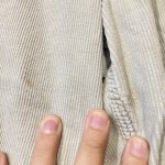 画像10: USED 90's CALVIN KLEIN JEANS カルバンクライン コーデュロイ ペインターパンツ GEY / 251012 (10)