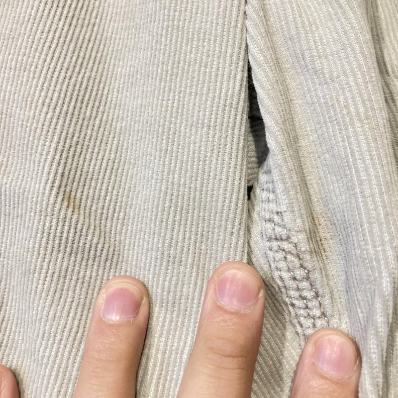 画像10: USED 90's CALVIN KLEIN JEANS カルバンクライン コーデュロイ ペインターパンツ GEY / 251012 (10)