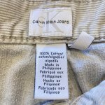 画像3: USED 90's CALVIN KLEIN JEANS カルバンクライン コーデュロイ ペインターパンツ GEY / 251012 (3)