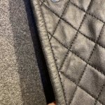 画像6: USED 90's HILARY RADLEY ヒラリーラドリー レザー キルティングジャケット BLK / 251006 (6)