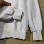 画像5: USED 80's UNKNOWN BTC テニスクラブ 染み込みプリント スウェット WHT / 251012 (5)
