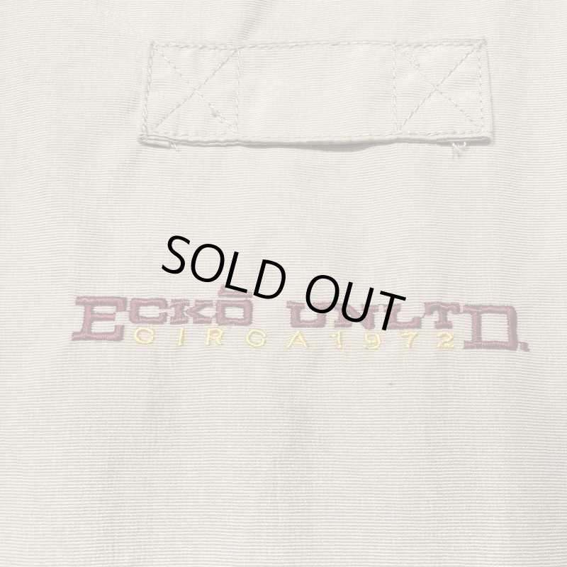 画像11: USED 90's ECHO UNLTD エコー ナイロン プルオーバージャケット BEI / 251006 (11)