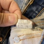 画像4: USED 70's 1979年 Levi's リーバイス 517-0217 66後期 TALON42 デニムパンツ IND / 251012 (4)