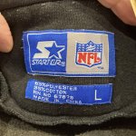 画像3: USED 90's STARTER スターター NFL WASHINGTON RED SKIN レイヤード スウェットパーカ MIX / 251012 (3)