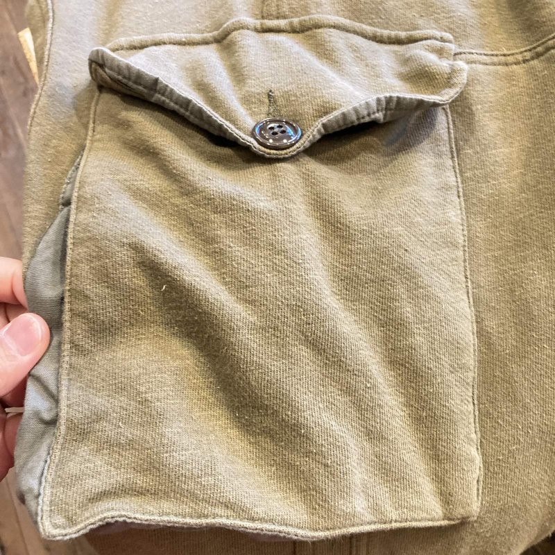 画像6: USED 90's RALPH LAUREN ラルフローレン ミリタリーサンプリング スウェット カーゴパンツ OLV / 251110 (6)