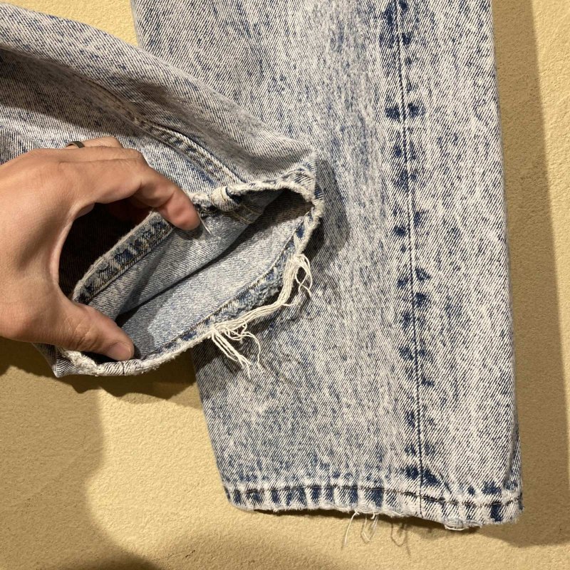 画像10: USED 90's Levi's リーバイス 501 USA製 アシッドウォッシュ デニムパンツ ジーンズ BLUE / 251110 (10)