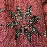 画像5: USED 90's STRA BERRY モヘア混 ニットカーディガン セーター WINE  / 251112 (5)