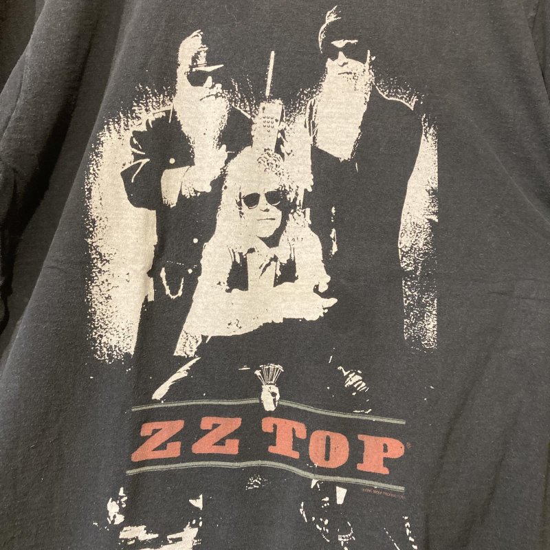 画像1: USED 90's ZZ TOP INSIST ON THE ORIGINALS Tシャツ BLK / 251202 (1)