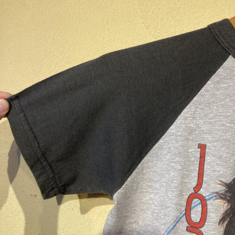 画像6: USED 80's JOAN JETT AND THE BLACKHEARTS ジョーンジェット ツアー ラグラン Tシャツ GRY / 251202 (6)