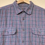 画像4: USED 00's FADED GLORY フェイデッドグローリー ネルシャツ 長袖シャツ CHA / 250918 (4)