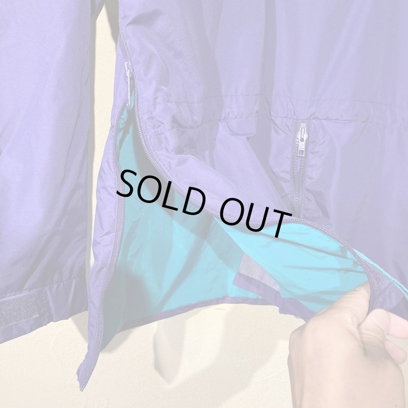 画像7: USED 80's COLUMBIA コロンビア 旧タグ ナイロン アノラックパーカ MIX / 250924 (7)