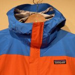 画像5: USED 00's patagonia パタゴニア TORRENT SHELL PULL OVER トレントシェルプルオーバー ナイロンジャケット BLUE×ORG / 250924 (5)