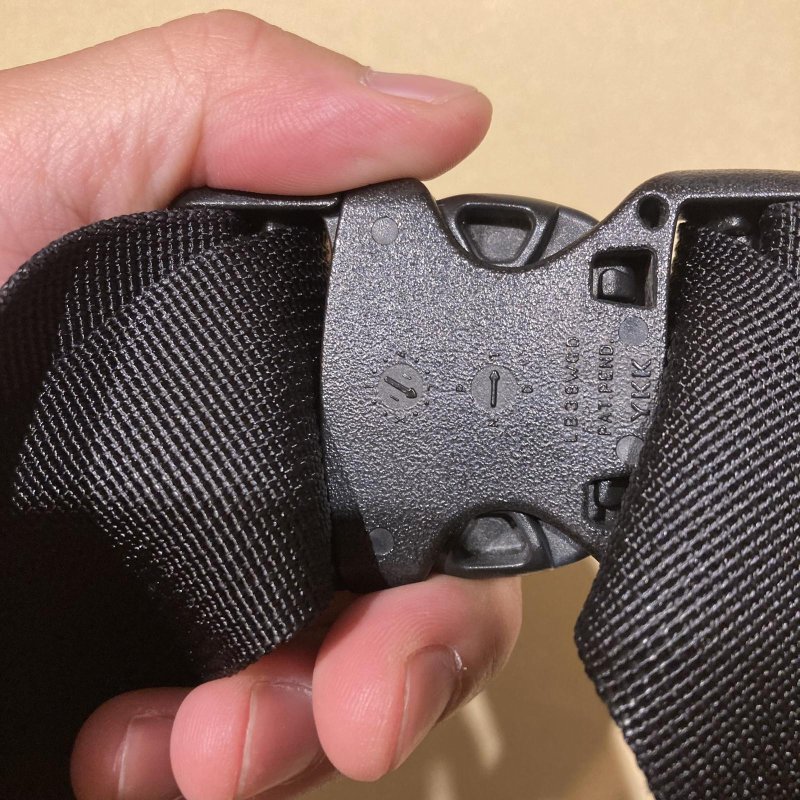 画像7: USED 00's GREGORY グレゴリー 旧ロゴ ハードテール ウエストバッグ BLK / 250920 (7)