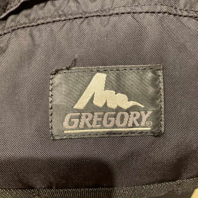 画像3: USED 00's GREGORY グレゴリー 旧ロゴ ハードテール ウエストバッグ BLK / 250920 (3)