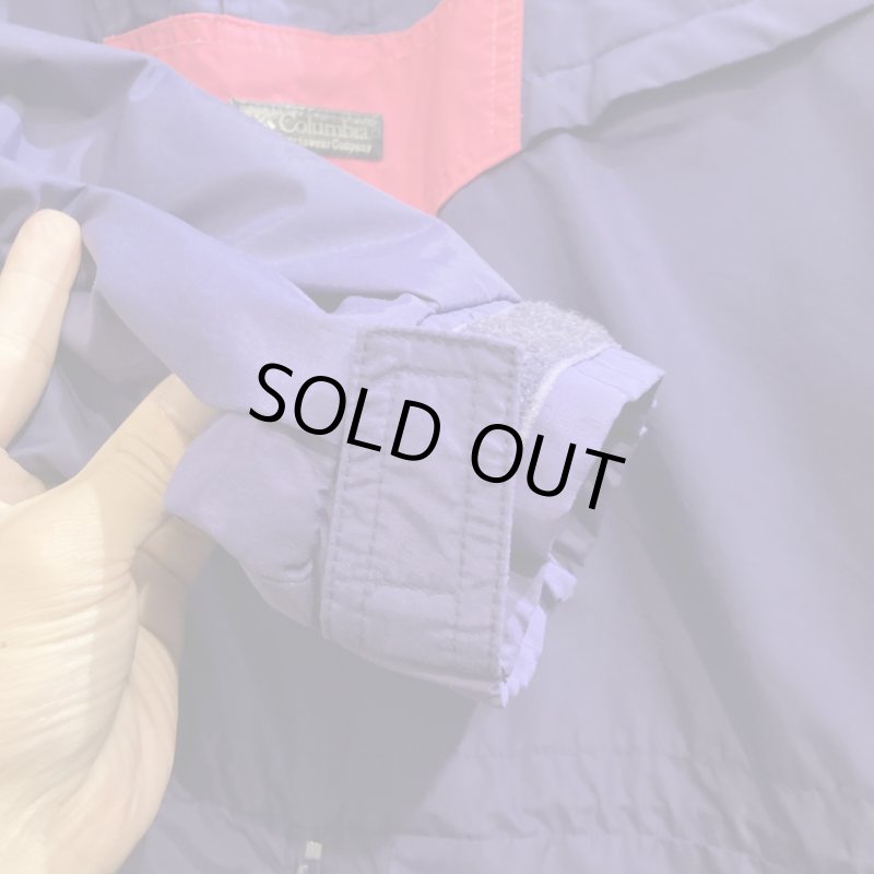 画像8: USED 80's COLUMBIA コロンビア 旧タグ ナイロン アノラックパーカ MIX / 250924 (8)