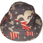 画像1: 【過去に販売した商品です】古着 ヒッピー 総柄ハット CAP 帽子 70年代 (1)