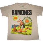 画像1: 【SOLD OUT】古着 RAMONES ラモーンズ ROCKAWAY BEACH Tシャツ 1988年 (1)