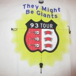 画像3: デッドストック 90's They Might Be Giants ゼイマイトビージャイアンツ ツアー Tシャツ WHT / 190128 (3)