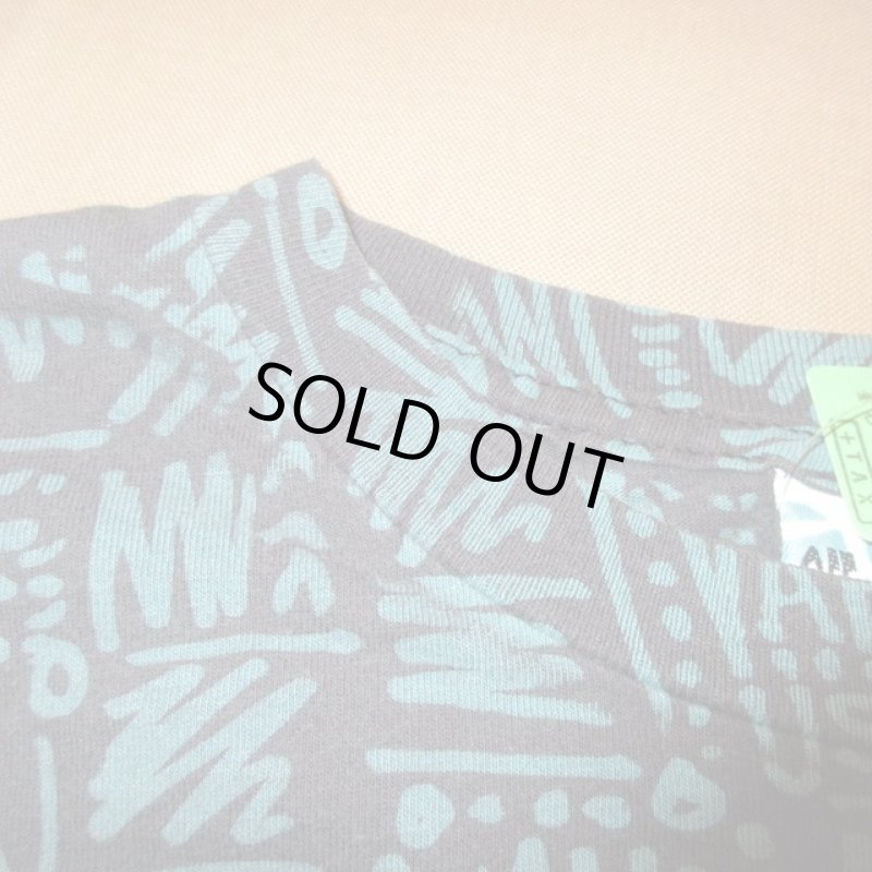 画像6: 古着 90's VANS OFF THE WALL バンズ 総柄プリント Tシャツ BLK  / 190222 (6)