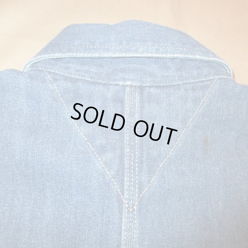 画像9: 古着 00's TOMMY JEANS トミージーンズ デニム カバーオール ジャケット NVY / 190227 (9)