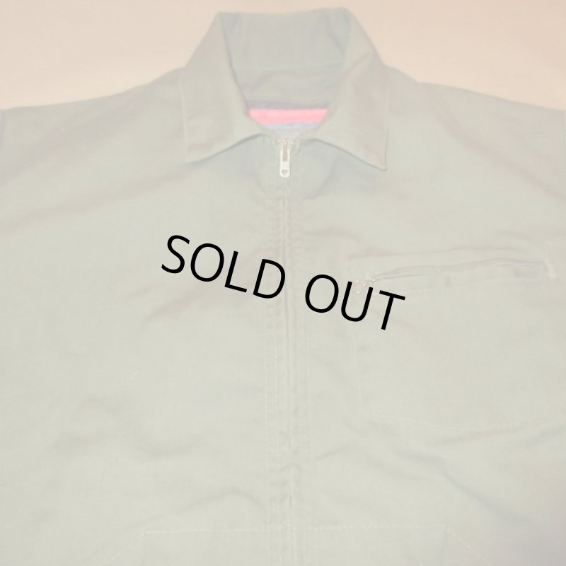 画像3: 古着 70's OSH KOSH オシュコシュ ライナー付き ワークジャケット OLV / 190314 (3)