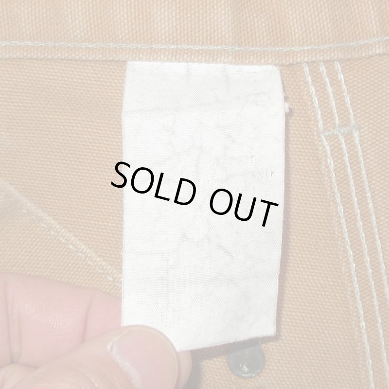 画像7: 古着 90's Carhartt カーハート ダブルニー ダック地 ペインターパンツ ワークパンツ アメリカ製 BRW /190401 (7)