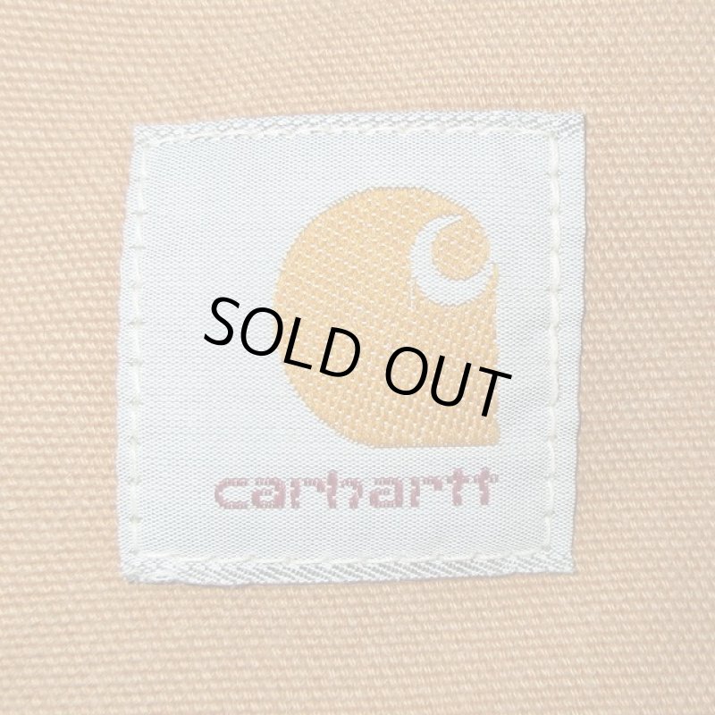 画像2: 古着 90's Carhartt カーハート ダブルニー ダック地 ペインターパンツ ワークパンツ アメリカ製 BRW /190401 (2)