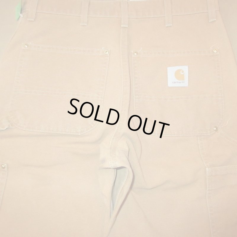 画像8: 古着 90's Carhartt カーハート ダブルニー ダック地 ペインターパンツ ワークパンツ アメリカ製 BRW /190401 (8)