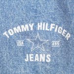 画像3: 古着 90's TOMMY HILFIGER トミーヒルフィガー 変形 デニム カーゴパンツ BLUE /190512 (3)