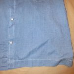 画像8: 古着 70's NAT NAST ナットナスト 天然石ボタン ボーリングシャツ 半袖シャツ BLUE / 190516 (8)