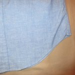画像9: 古着 70's KENNINGTON ケニントン 刺繍入り シャンブレーシャツ ヒッピー 長袖シャツ BLUE /190521 (9)