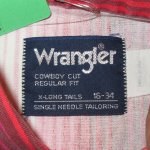 画像4: 古着 90's Wrangler ラングラー ネイティヴ ストライプ 長袖シャツ MIX /190521 (4)