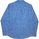 画像2: 新品 00's i-tal COLLECTIVE Blend SHIRT by ELNA HEMP 長袖シャツ BLUE /190514 (2)