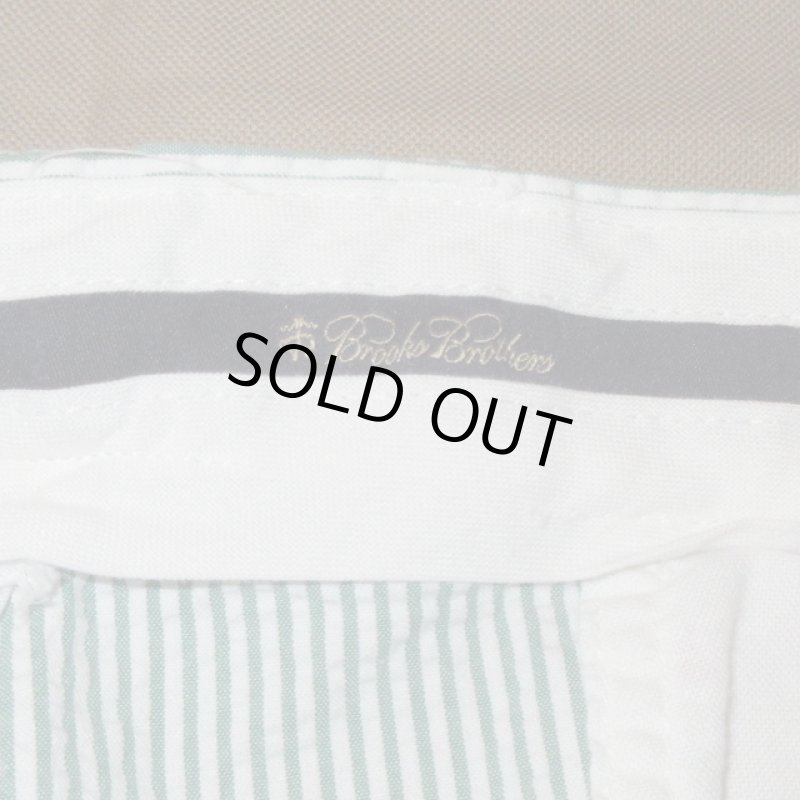 画像7: 古着 00's Brooks Brothers ブルックスブラザーズ シアサッカーパンツ GRN /190619 (7)